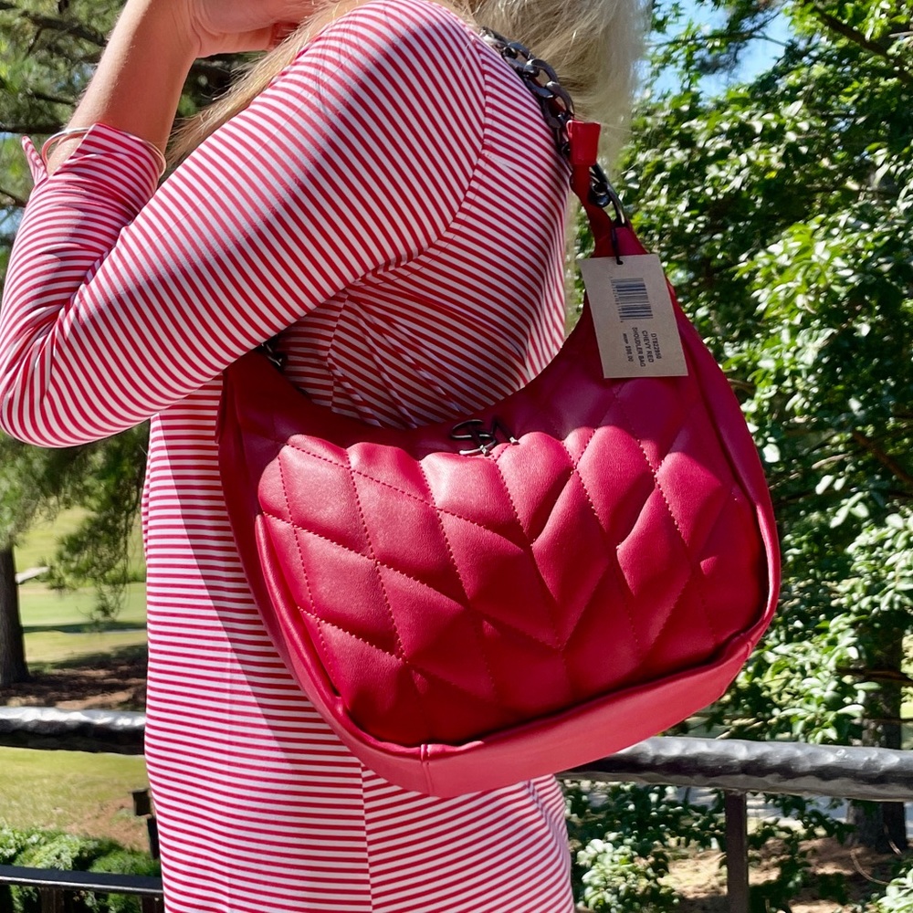 NWT 💋 Steve Madden 💋 Chevy Rex Leather Shoulder Bag 💋